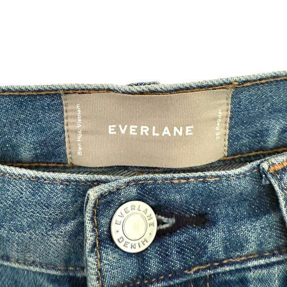 Everlane High Rise Jeans Medium Wash Size 28 Regular - Picture 3 of 6